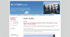 Desktop Screenshot of bgstudio.cz