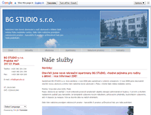 Tablet Screenshot of bgstudio.cz